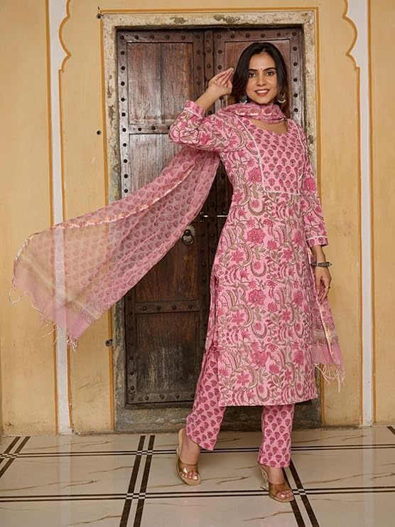 Rosewood Elegance Kurti Set